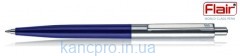 Ручка шар.авт.мет. "  POINT " Flair синяя  (Parker под накатку)