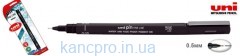 Лайнер uni PiN 0.8мм fine line, черный PIN08-200.Black