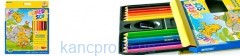 Карандаши цветные  12цв. Marco "Colorite Jumbo" №1650-12CB(Восковый)