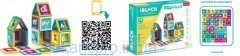 Конструктор магніт.  IBLOCK арт. PL-921-241 (18шт) 78дет.,короб. 36,5 * 27 * 6см