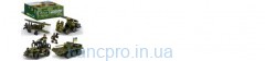Конструктор IBLOCK арт. PL-921-425 (48ш) 6 диспл. по 8шт  Армія, 83-140дет., 4вида, р-р уп-ки 22*4,5
