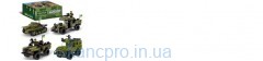 Конструктор IBLOCK арт. PL-921-426 (48ш) 6 диспл. по 8шт Армія, 122-161дет., 4вида,р-р уп-ки 22*4,5*