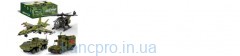 Конструктор IBLOCK арт. PL-921-428 (48ш) 6 диспл. по 8шт Армія, 205-227дет., 4вида, р-р уп-ки 24*4,5