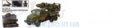 Військова техніка АВТОПРОМ КРАЗ арт. KR-2202-01 (12шт) батар.світло ,звук,откр.двери,  короб. 32,5*1
