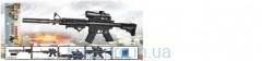 Автомат арт. M4-2 (60шт/2) батар., лазер, кульки, пакет 58*19*7см