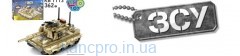 Конструктор KB 1113 (18шт) військова техніка, танк, 362дет, в кор-ці,32-22-6см