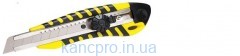 нож трафарет.,18мм, гвинт.фікс.,метал.напр.,прогум., 4521, SOZ