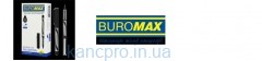 Ручка ролер 0.7 мм, черний  BUROMAX BM.8321-02
