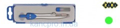 Циркуль BASIS в футляре + грифель, зеленый ZB.5302BS-04