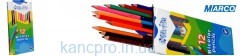 Карандаши цветные  12цв*2 ДВУХСТОРОН.(аналог 4110) Marco "Colorite" №1110-12СВ