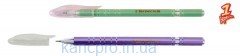 Ручка шар/масл "Flower Pearl Coated"/"Snowy"411032/411828 синяя (1Вересня)