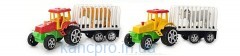 Трактор A 900 (180шт) инер-й, 19,5см, животное, 4 вида, в кульке, 25,5-16-6см