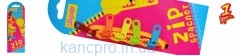 Браслет детский зиппер одноцветный, 45см, в ящ. mix 4 цвета 940192 (1вересня)
