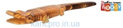 Деревянная игрушка Крокодил MD 0403 (100шт) 38 см