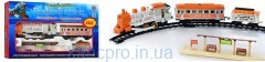 Железная Дорога 8041 (617) Голубой вагон,муз,свет,дым,дл. пути 282см,на бат-ке,в кор-ке, 48-30-7см