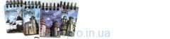 Блокнот спираль "Города" 7,5*10,5см, микс  8413