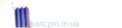 Мел "Карандаш " СИНИЙ 3шт. шестигран. ЭКСн-3  эконом. пак. 100*17*17