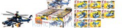 Конструктор Qman 1801 (128шт) полиция,транспорт,от45дет,в кор-ке, 8шт(видов) в дисплее, 27-20-9см
