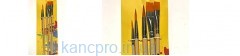 Набор кистей нейлон АВ-5 ТМ"Peppy Pinto" 5шт (3кругл.5плоск)