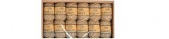 Нитки для творчества коричневые джутовые 10м