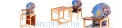 Стульчик М V-002-4 (1шт) для кормления,трансф,43-96-45см,рем.безоп,бол.спинк,дерев,аквариум,в кульке