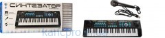 Синтезатор M 5499 (6шт) 70см, 54клавиши,микрофон,запись,USBзарядное,МР3,от сети, в кор,78-26-9см