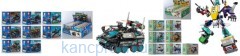 Конструктор FC3808E-09E (288шт) транспорт, от 42дет, в кор-ке, 8шт(8видов) в дисплее, 26,5-9-20см
