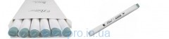 Скетч-маркер двухсторонний Marco Raffine 7800-6CB/832В Turquoise ink blue (уп 6)