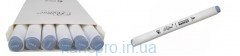 Скетч-маркер двухсторонний Marco Raffine 7800-6CB/05CG Cool grey 5 (уп 6)