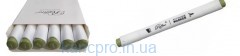 Скетч-маркер двухсторонний Marco Raffine 7800-6CB/743G Olivine (уп 6)