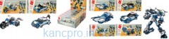 Конструктор Qman 1407 (144шт) полиция,транспорт,от81дет,в кор-ке,6шт(видов) в дисплее, 22-28,5-9,5см