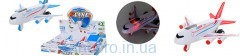Самолет 7709 (72шт) инер-й,18см,муз,3Dсвет,на бат-ке(табл),6шт(2цвета)в дисплее,47-31-7см