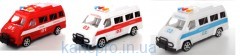 Спецтехника F366-6 (120шт) инер-я, 18,5см, 3вида(полиция,пожарная,скорая), в кульке,18,5-8-7см