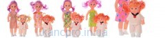 Кукла 1082 (72шт) Софийка и Марийка, 28см и 17см, звук, 5 видов, 2шт в кульке, 18-42-4см