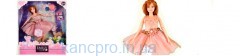 Кукла  "Emily" 4698/QJ087D (48шт/2) с аксессуарами, шарнирная, р-р куклы - 29 см, в кор.  28.5*6.5*3