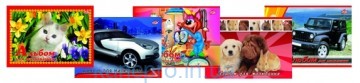 Альбом скоба А4  20л/100 А4 Бриск карт.цв.АВ-15 Нов