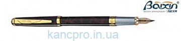 Ручка  мет. перо  BAIXIN FP-801(зол. / мрамор )