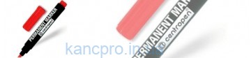 Маркер CENTROPEN клин красный (8576)
