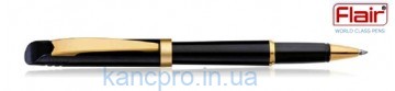 Ручка подар FlairP 838 син РР Black Beauty чорн/мат золото(48077)