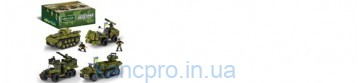 Конструктор IBLOCK арт. PL-921-427 (48ш) 6 диспл. по 8штАрмія, 154-237дет., 4вида,р-р уп-ки 23*4,5*1