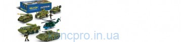 Конструктор IBLOCK арт. PL-921-489 (36шт) 6уп по 6шт Армія, 178-349дет., 4вида, дисп.бокс. 49,2*19,2