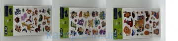 Наклейка 3D Животные 18 см,(2 вида) KIDS Line ZI-BI 63359-61