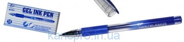 Ручка гелевая TZ 501B синяя (с грипом)