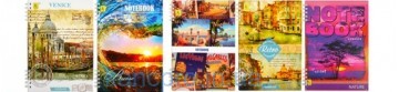 Тетрадь Тверд на спирали А5  80листов Коленкор (1041)