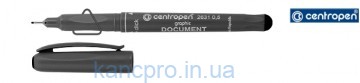 Маркер "Centropen" №2631-0,5мм Liner Dokument (черный)