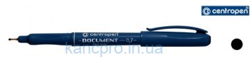 Маркер "Centropen" №2631-0,7мм Liner Dokument (черный)
