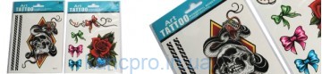 Татуировки цветные "Тattoo" 334/GA 25*14,5 см (Колорит)