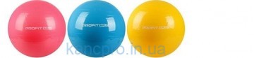 Мяч для фитнеса-75см MS 0383 (24шт) Фитбол, резина, 1100г, 6 цветов, в кульке, 19-14-10см