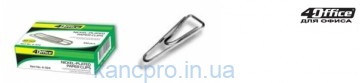 скрепки треуг., 25мм, 100шт., 4-320, 4OFFICE