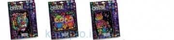 Набор для творчества "CRYSTAL MOSAIC"самокл.кристаллы Danko Toys(CRM)